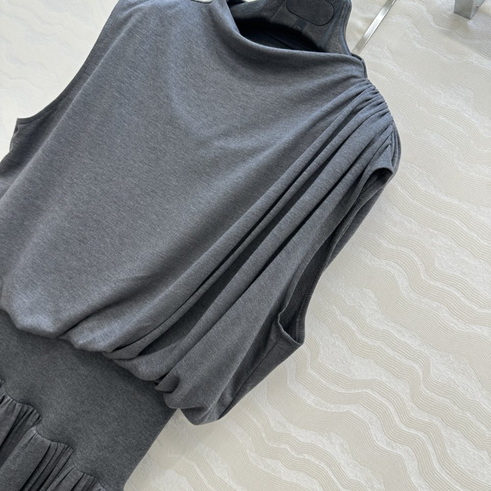 Платье длинное без рукавов фото 3