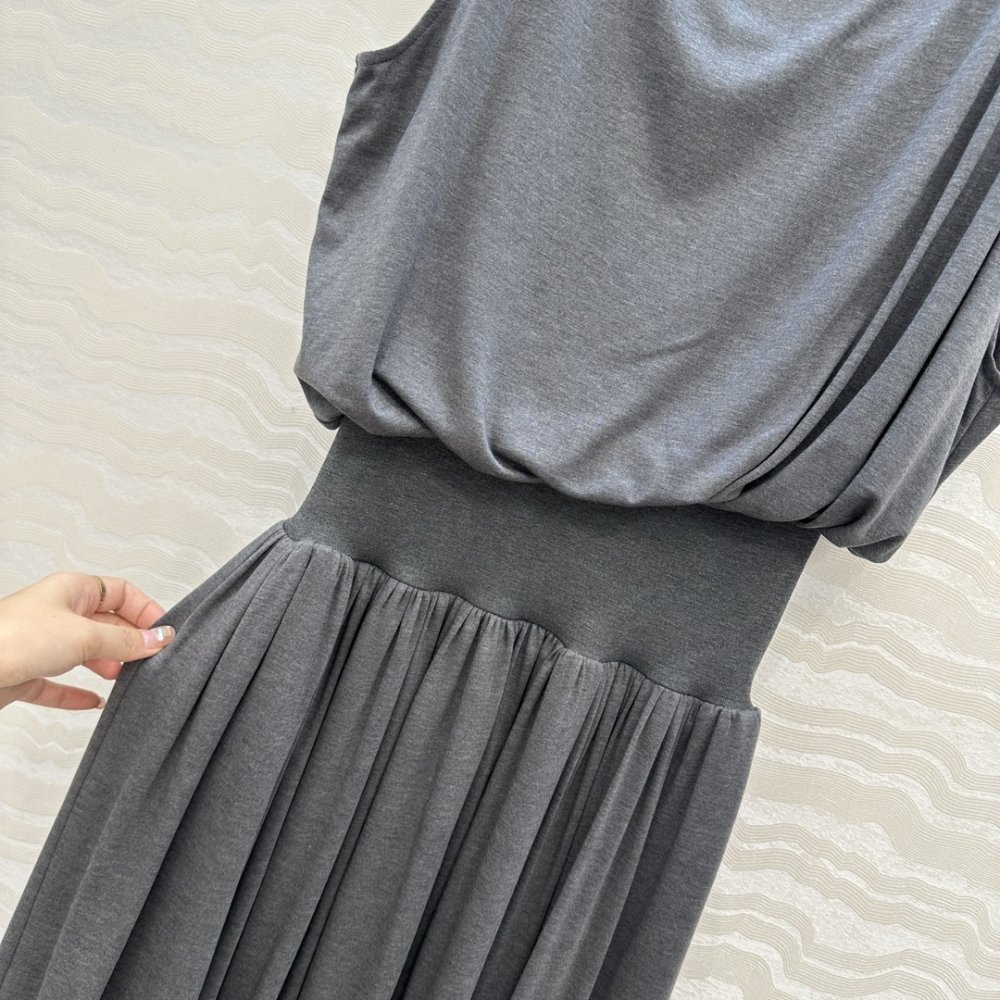 Платье длинное без рукавов фото 5