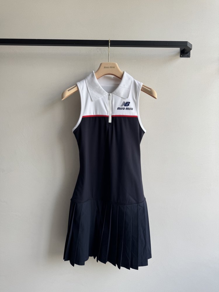 Платье джерси для тенниса Miu Miu x New Balance