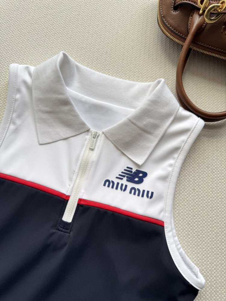 Платье джерси для тенниса Miu Miu x New Balance фото 6