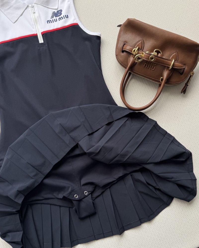 Платье джерси для тенниса Miu Miu x New Balance фото 8