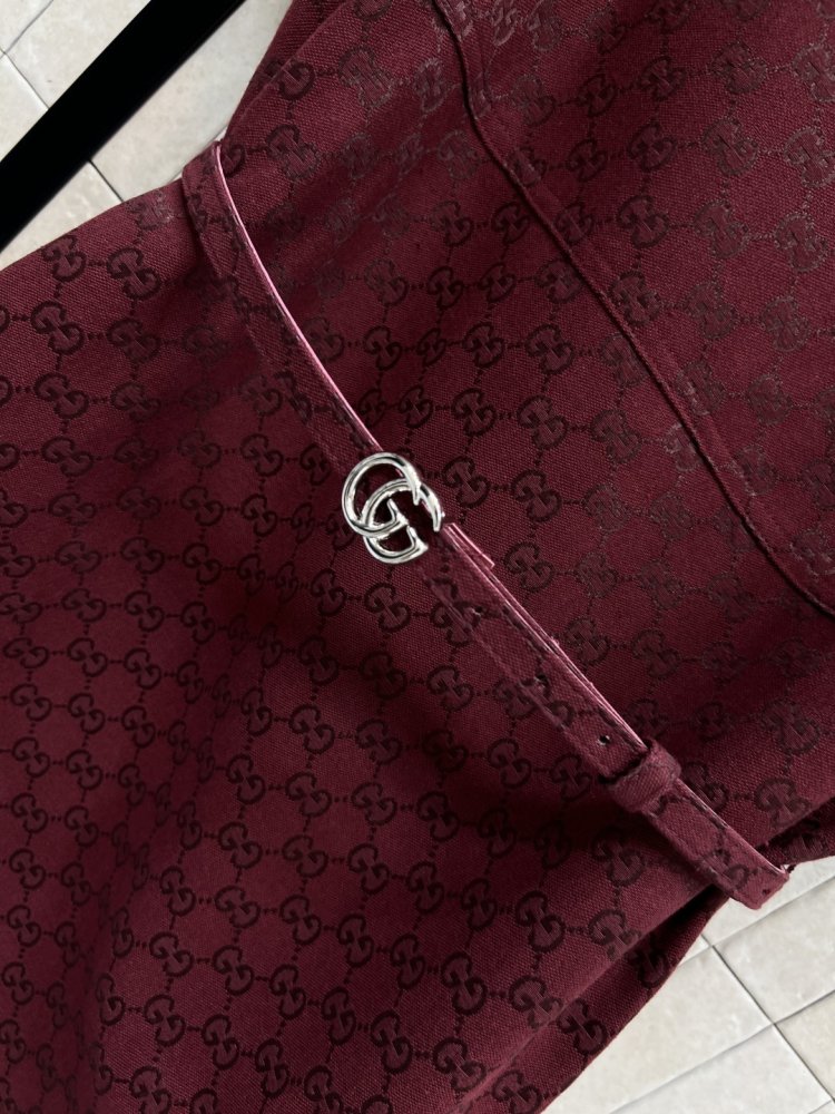 Платье джинсовое бордовое фото 3