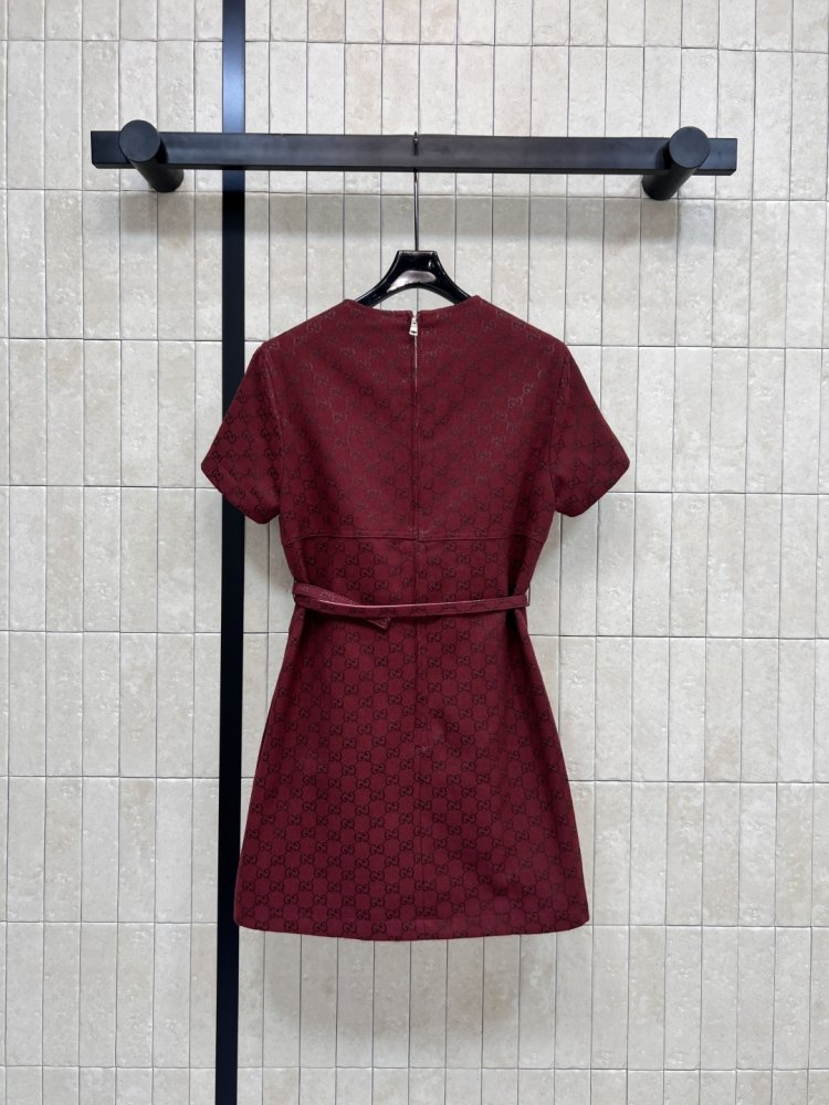 Платье джинсовое бордовое фото 7