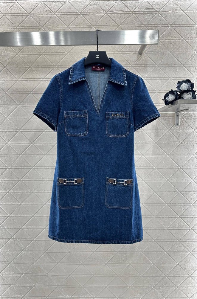 Платье джинсовое