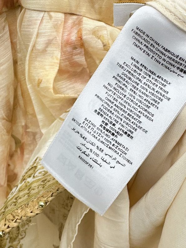 Dress of silks and flax фото 6