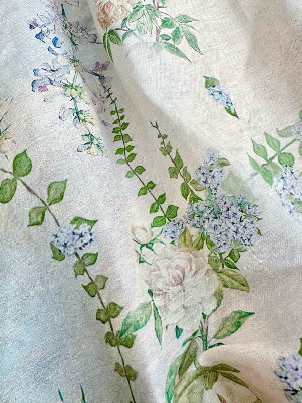 Платье из шелковой и льняной ткани фото 8