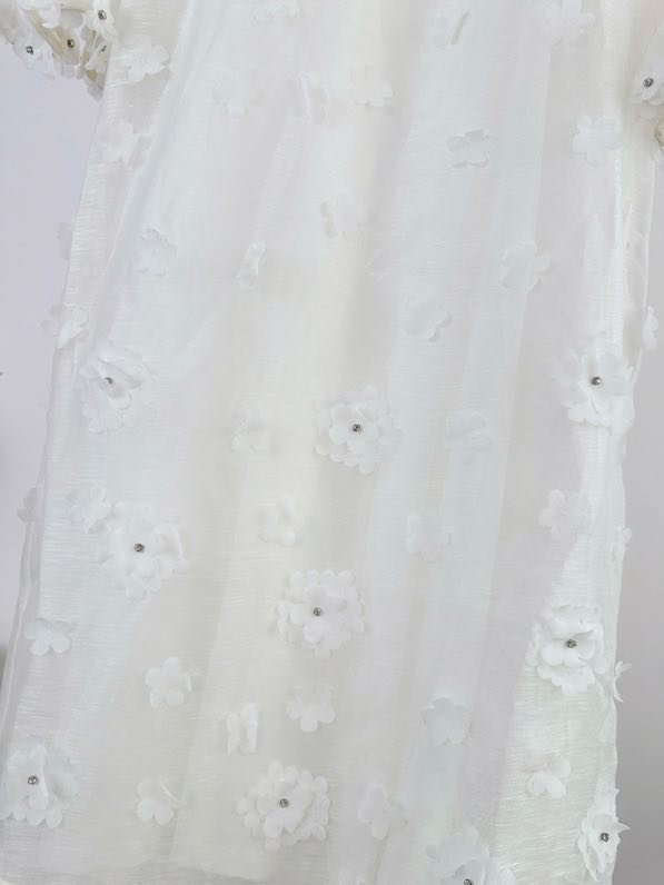 Платье из шелковой и льняной ткани фото 8