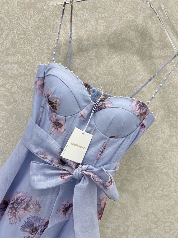 Платье комбинация с принтом роз фото 2