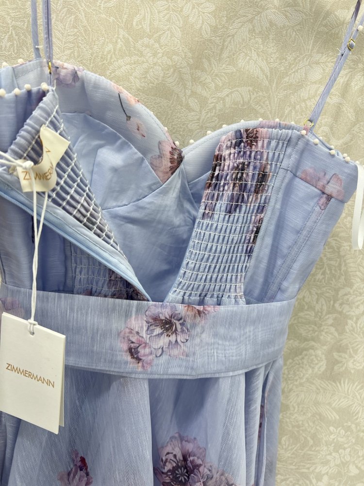 Платье комбинация с принтом роз фото 8