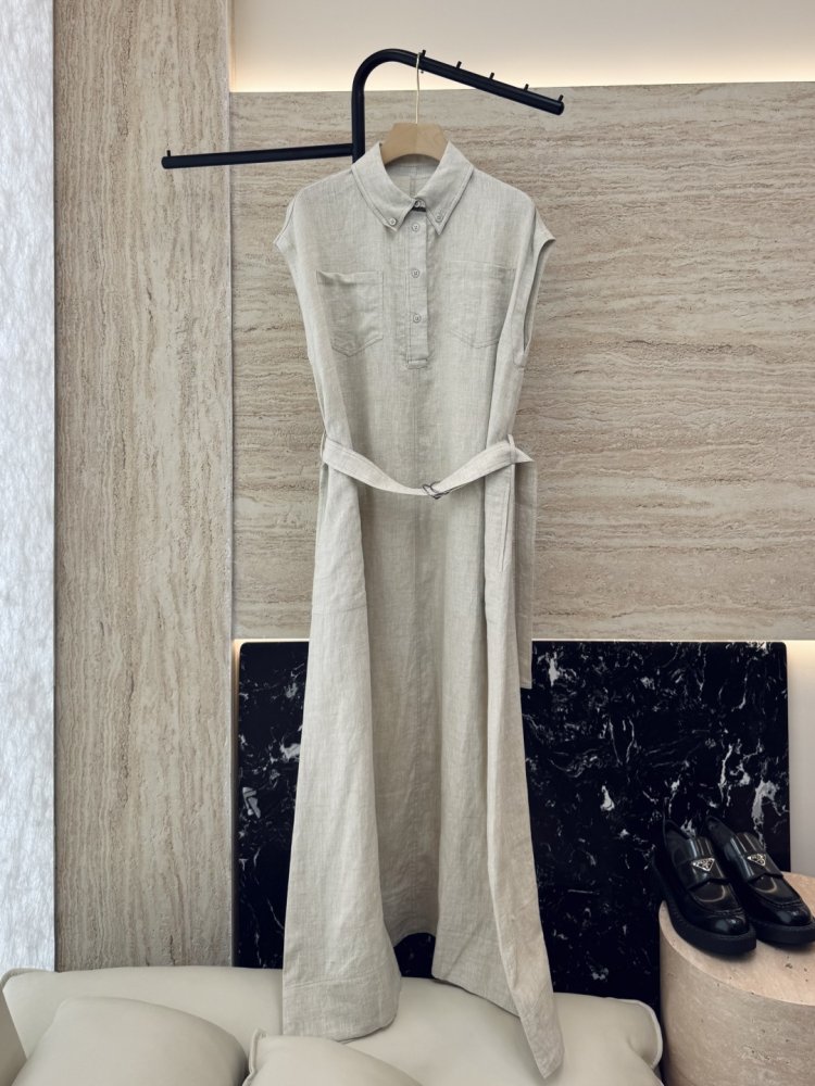 Платье льняное