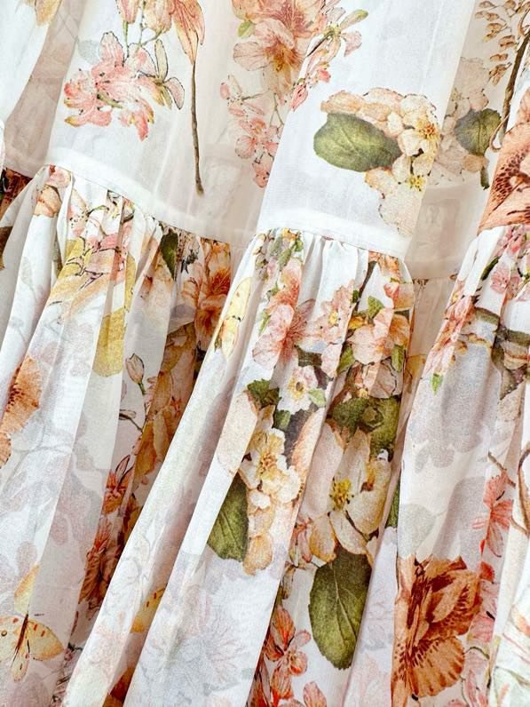 Платье NATURA с рукавами фонариками фото 3