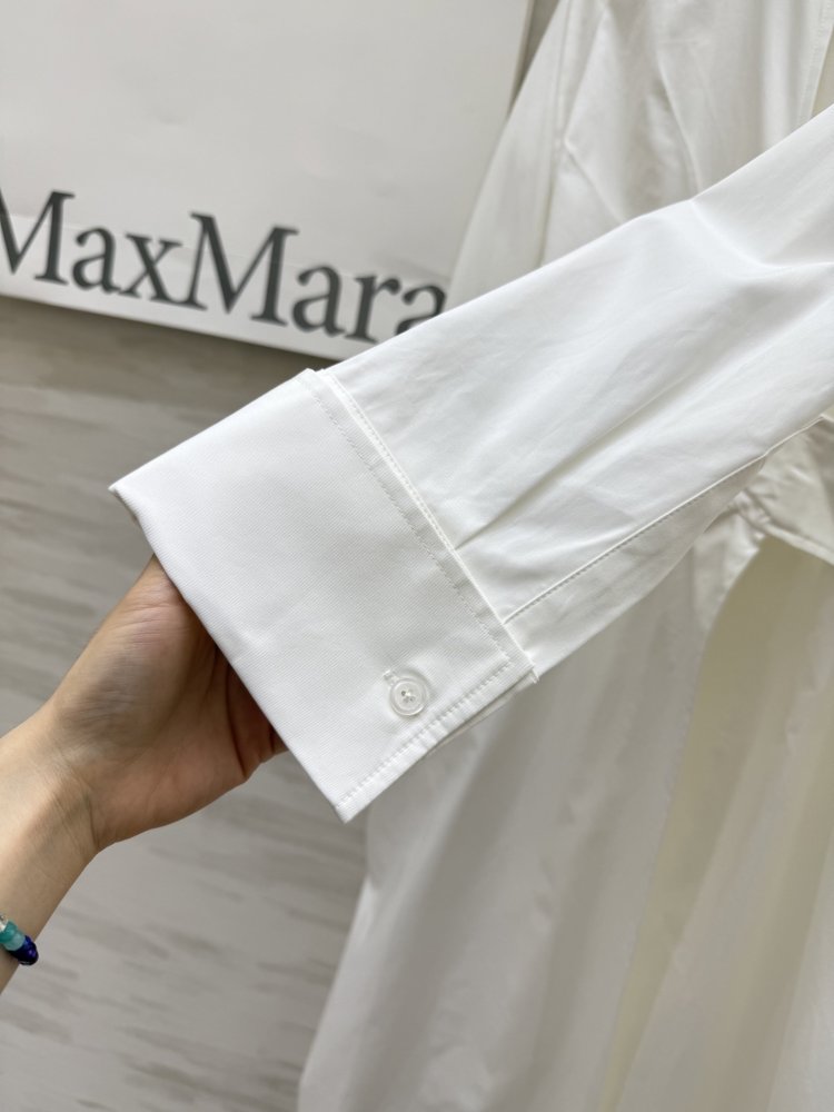 Платье рубашка белоснежного цвета фото 3