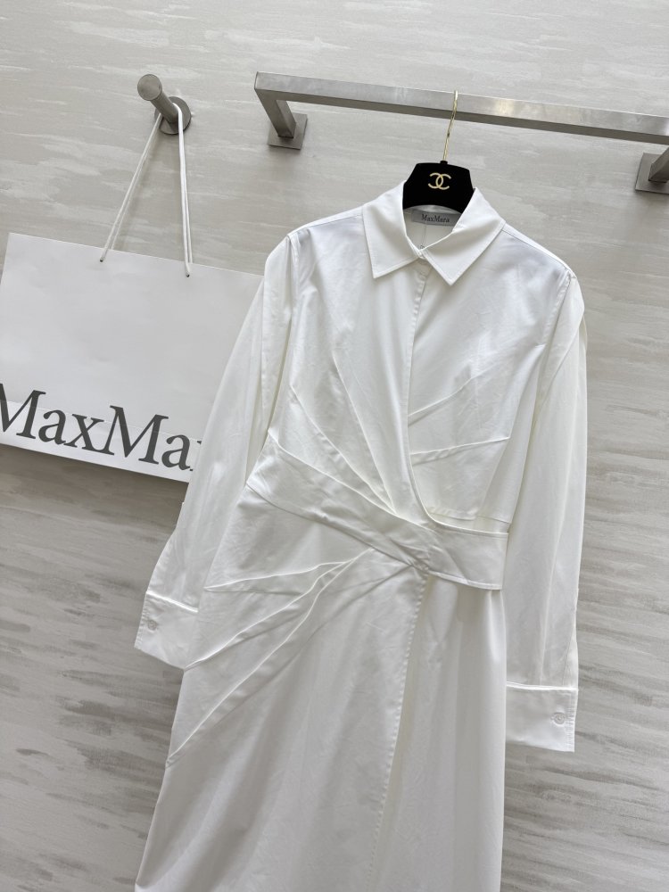 Платье рубашка белоснежного цвета фото 4