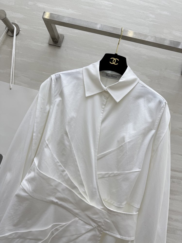 Платье рубашка белоснежного цвета фото 5