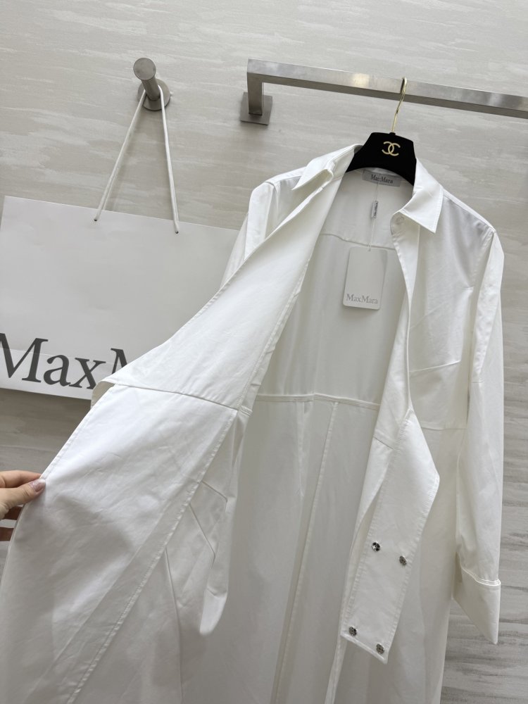 Платье рубашка белоснежного цвета фото 8