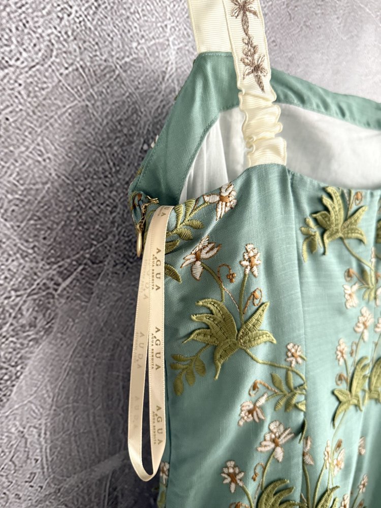 Платье с цветочной вышивкой фото 7