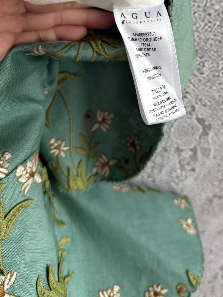 Платье с цветочной вышивкой фото 8