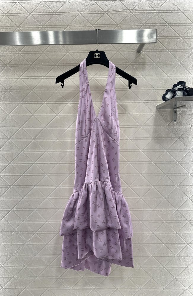 Dress from flower print