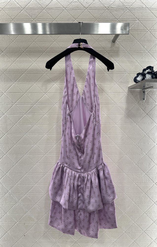 Dress from flower print фото 2