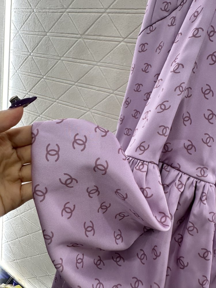 Dress from flower print фото 5