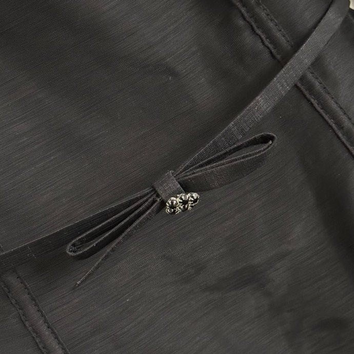 Платье с длинными рукавами, кружевным лоскутным кроем фото 3