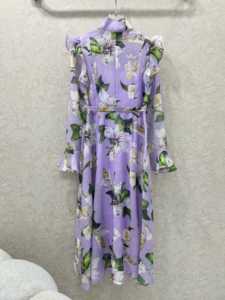 Платье с кружевом и оборками фото 9