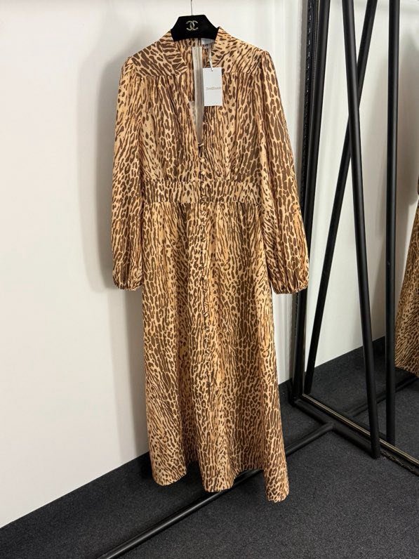 Платье с леопардовым принтом