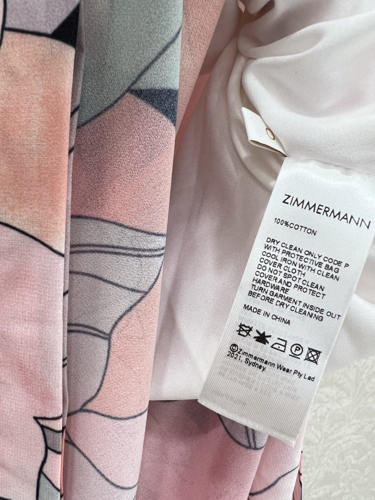 Платье с однобортным кроем и цветочным принтом фото 8