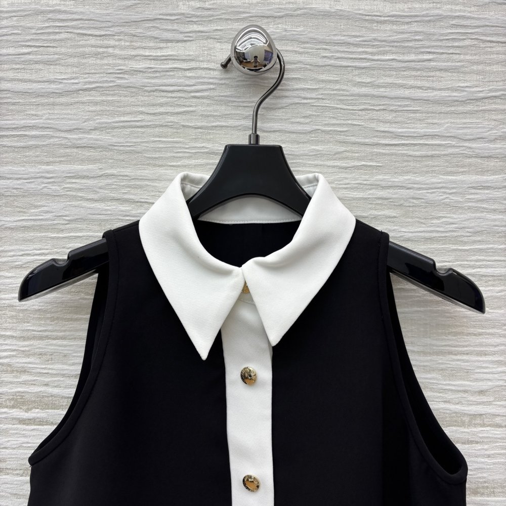 Dress vest from color lapels фото 2