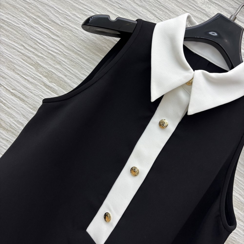 Dress vest from color lapels фото 3