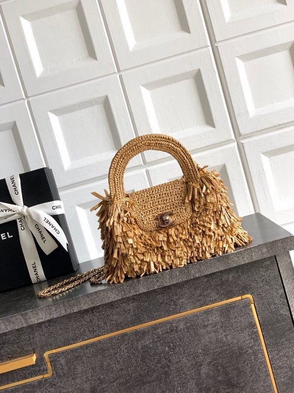 Wicker thatch a bag Kelly Woven 19 cm