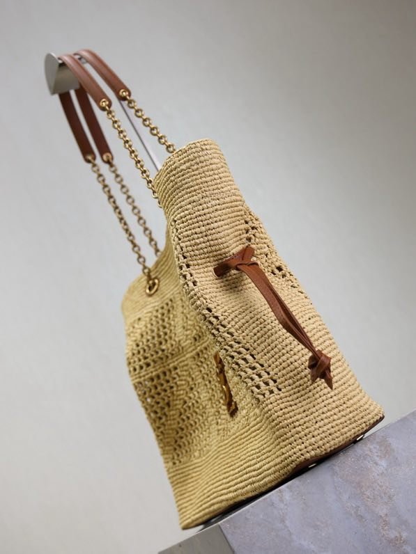 Wicker a bag of рафии Jamie Lucky Bag 35 cm фото 3