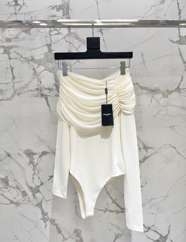Pleated bodysuit
