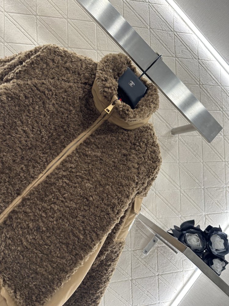 Плюшевая куртка пуховик Teddy на молнии фото 3