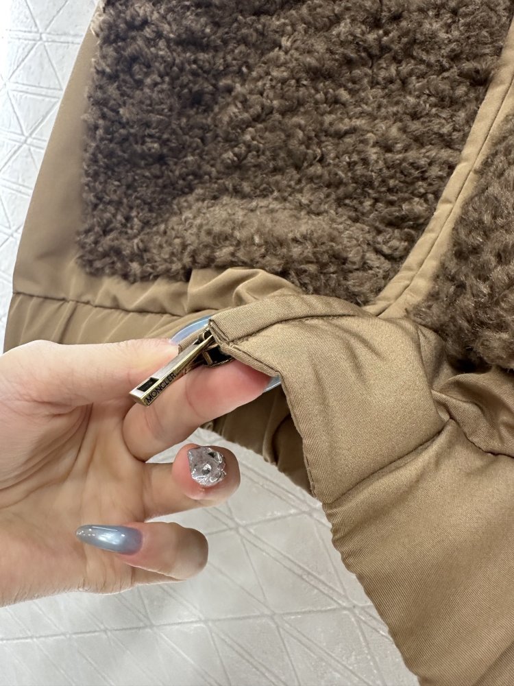 Плюшевая куртка пуховик Teddy на молнии фото 6