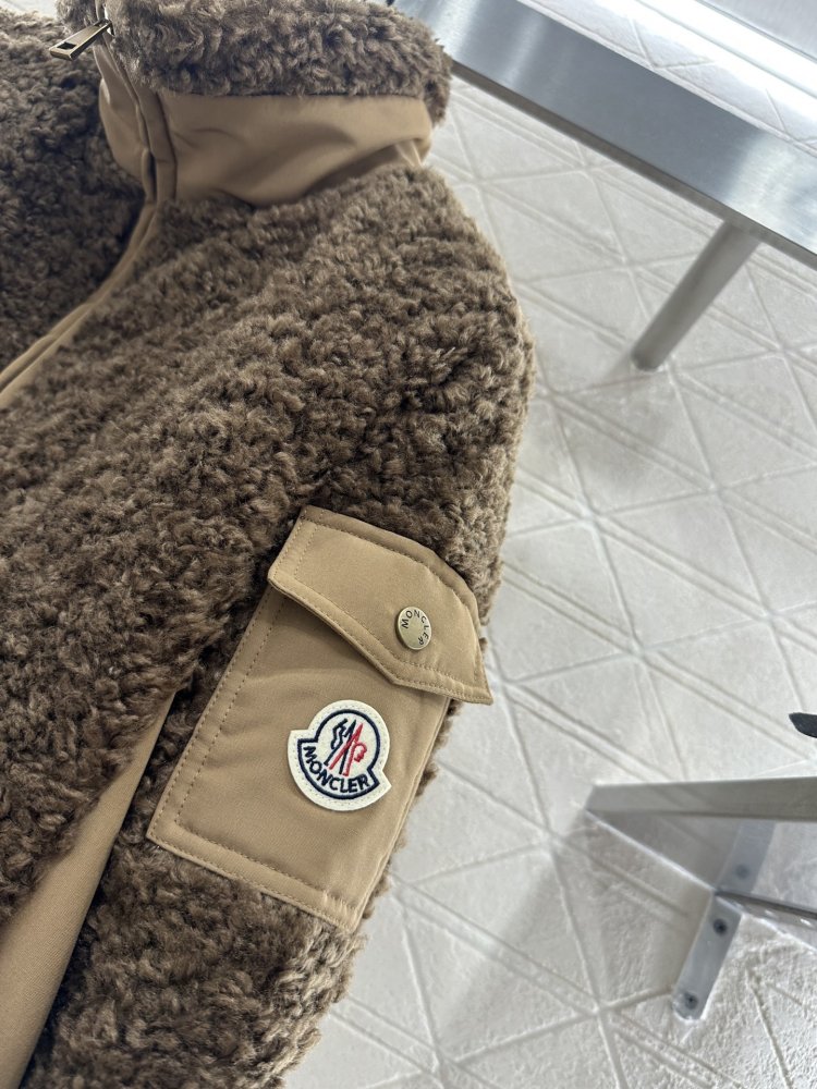 Плюшевая куртка пуховик Teddy на молнии фото 7