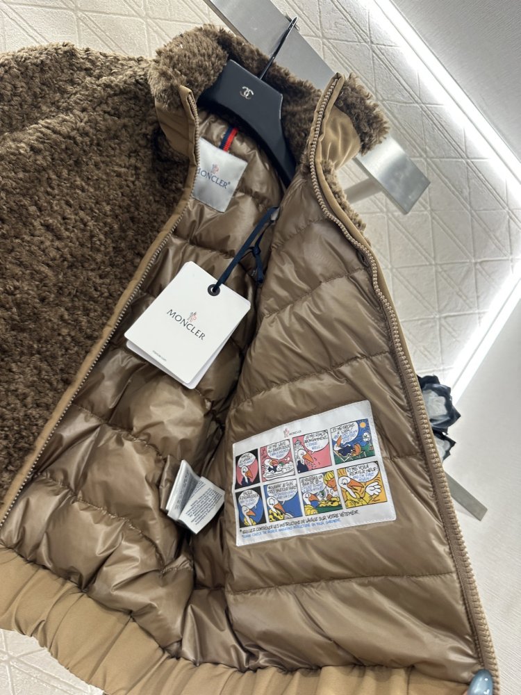 Плюшевая куртка пуховик Teddy на молнии фото 8