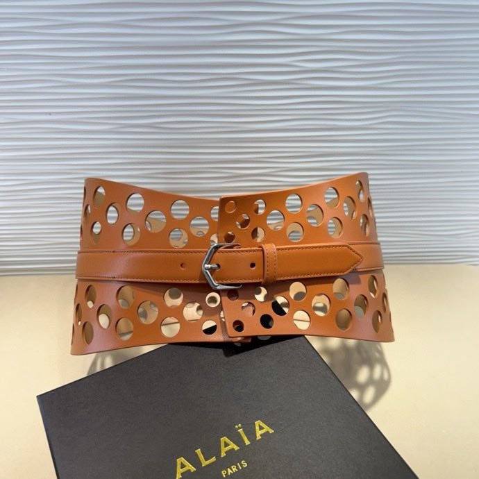 Пояс кожаный 7 см