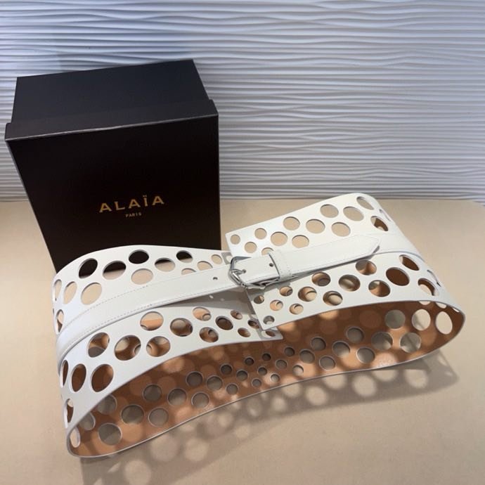 Пояс кожаный 7 см фото 2