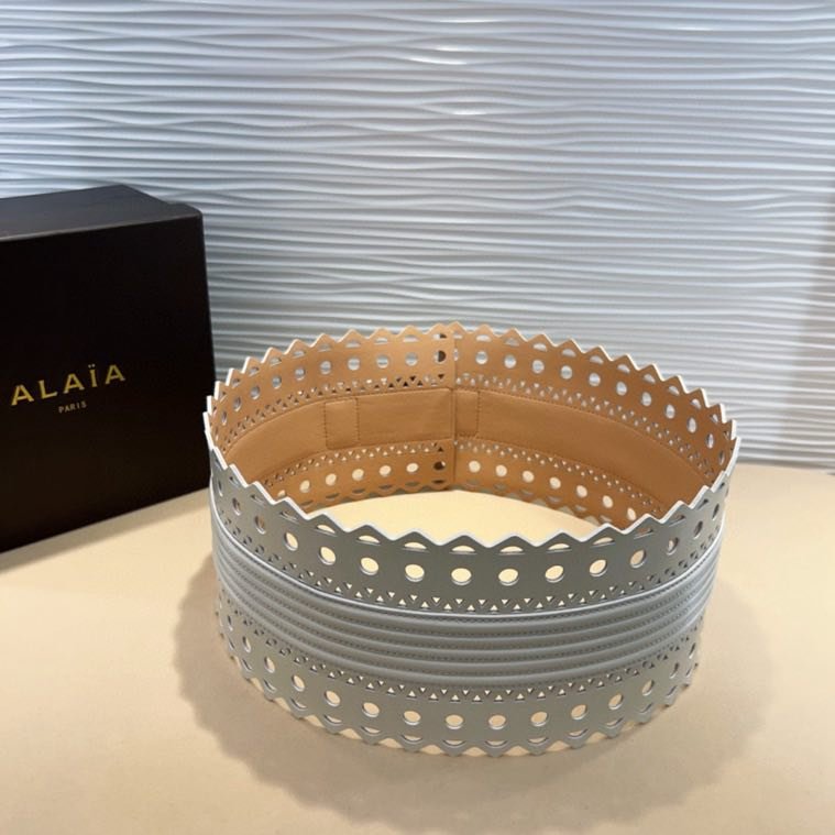 Пояс кожаный 7 см фото 2