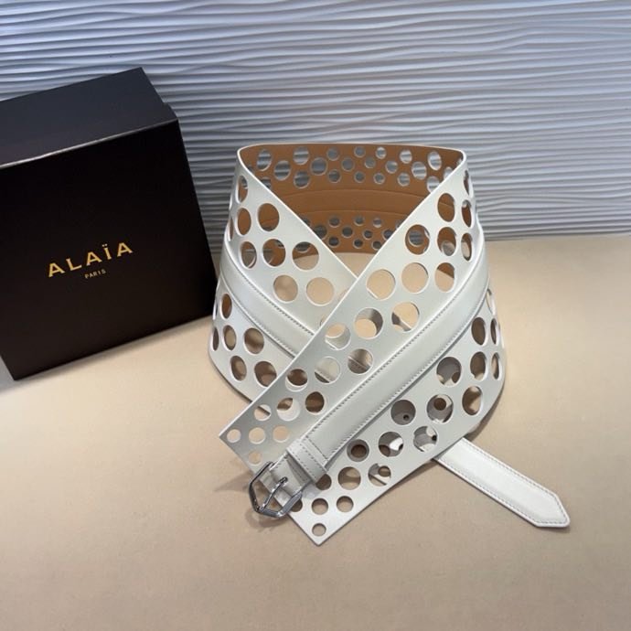 Пояс кожаный 7 см фото 3