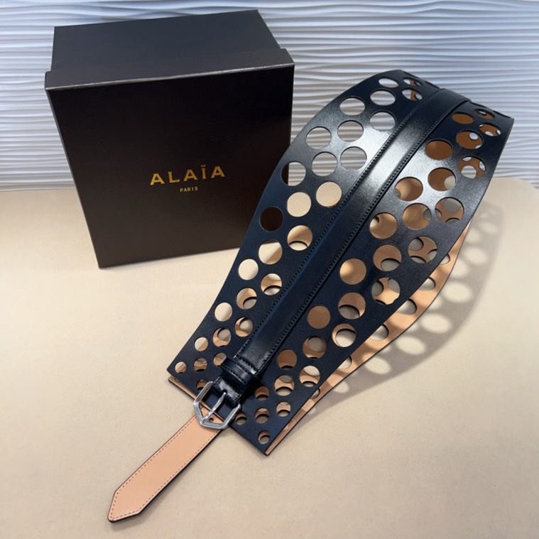 Пояс кожаный 7 см фото 3