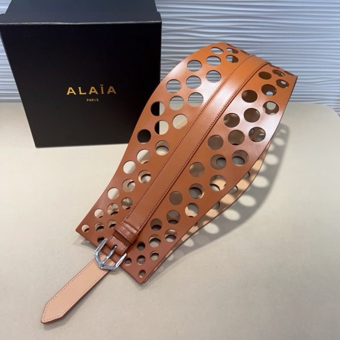 Пояс кожаный 7 см фото 3