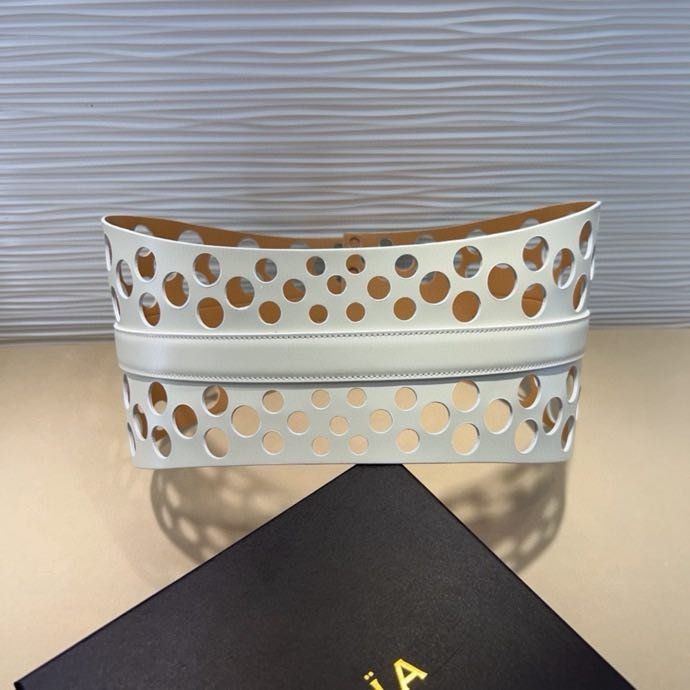 Пояс кожаный 7 см фото 4