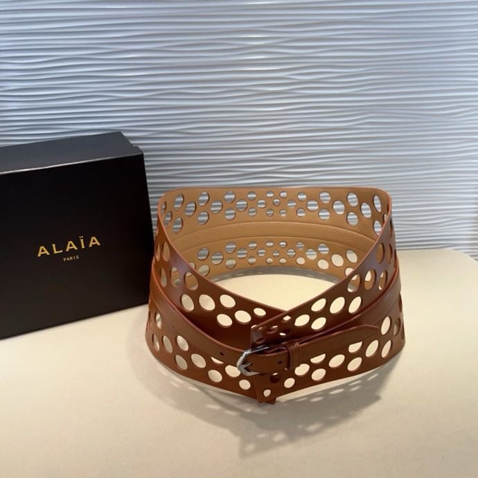 Пояс кожаный 7 см фото 6