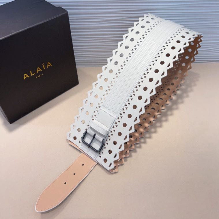 Пояс кожаный 7 см фото 6