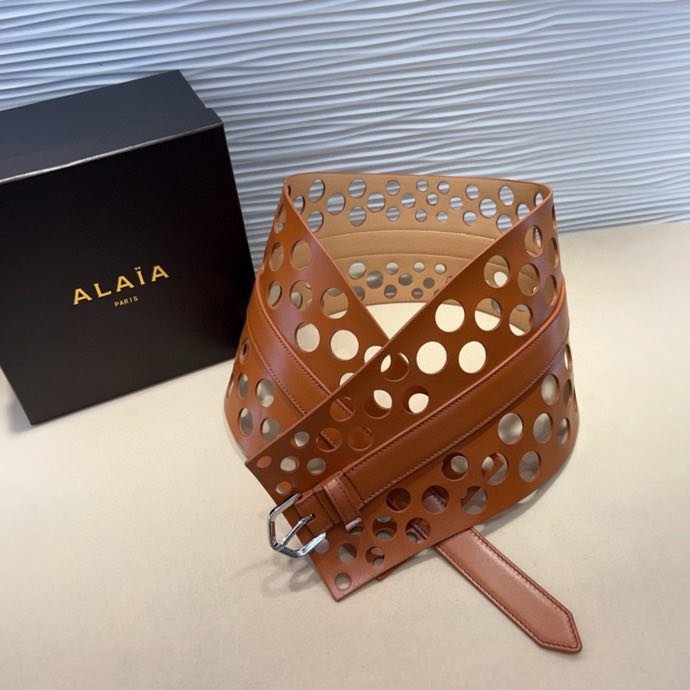 Пояс кожаный 7 см фото 7