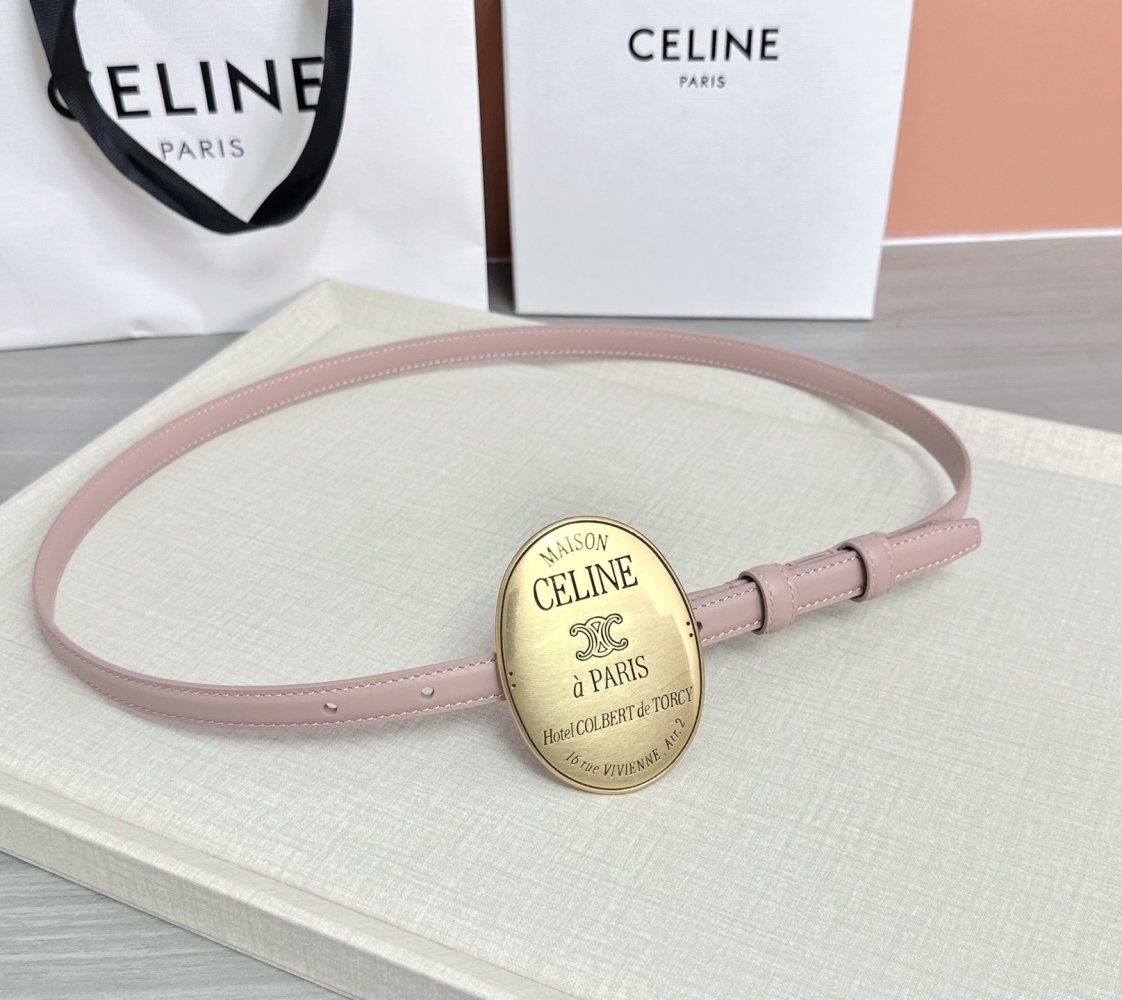 Belt leather female 1.3 cm