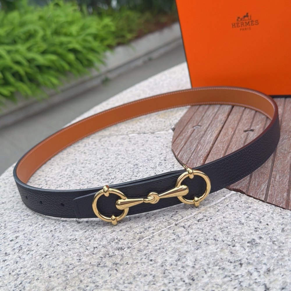 Belt leather female 2.5 cm