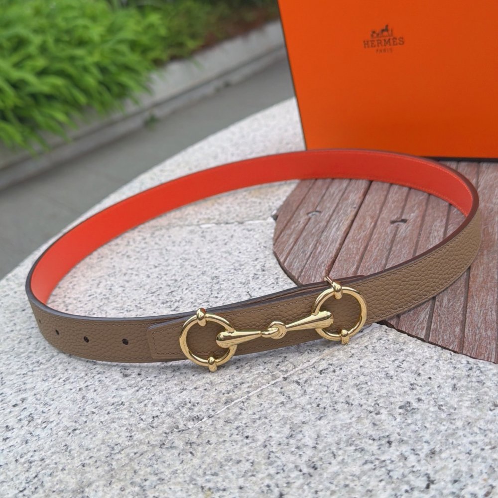 Belt leather female 2.5 cm